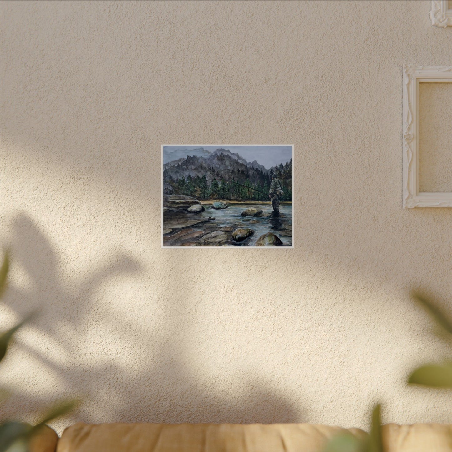"Mystic Drift: Fly Fishing in the Mist"